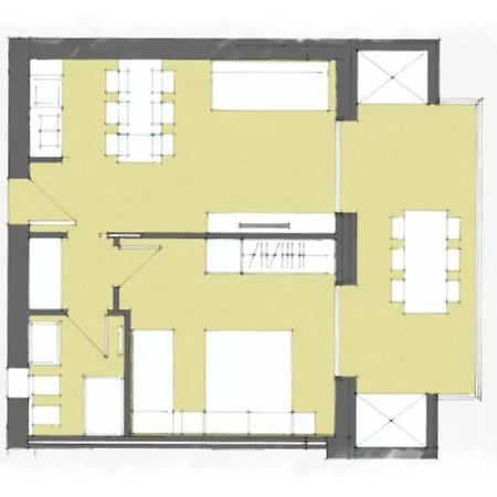 Apartamento Cozy Flat For Five Guests In An Enclosed Bibione